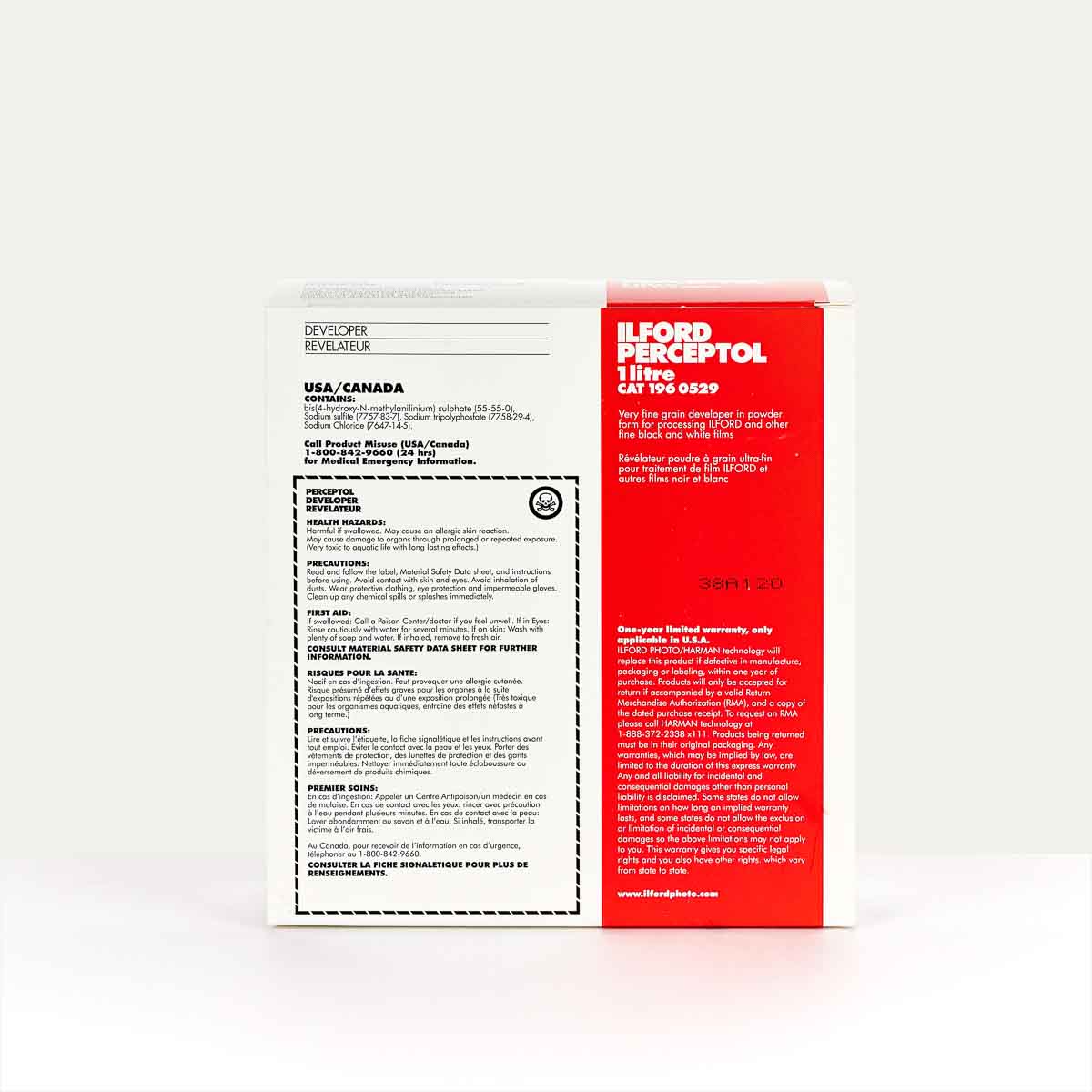 ILFORD POWDER CHEMS PERCEPTOL DEV 1lt