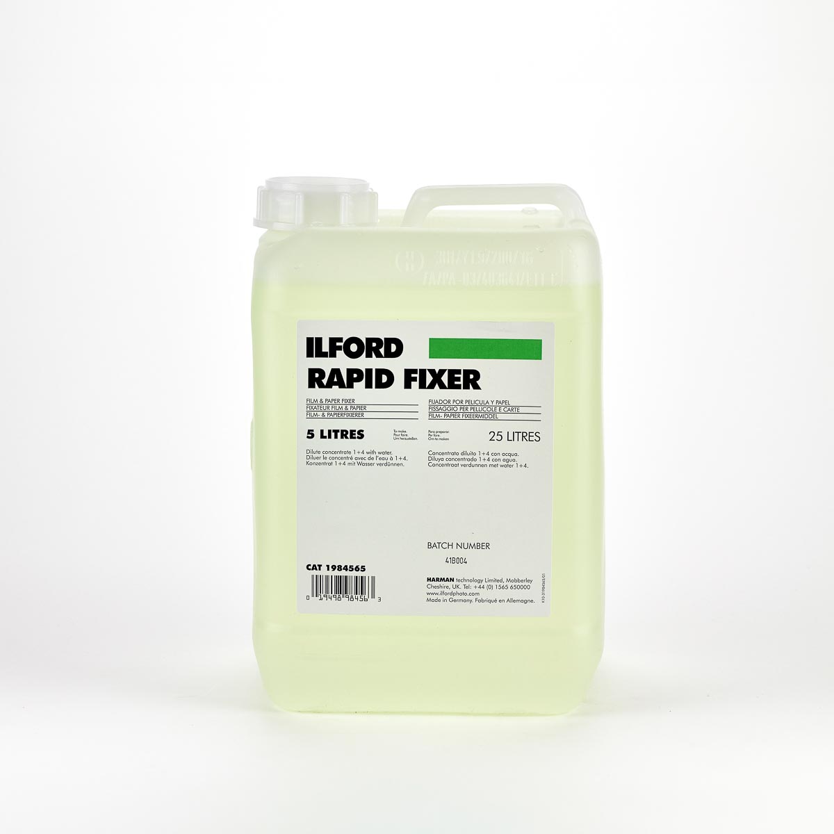 ILFORD LIQUID CHEMS RAPID FIXER 5lt