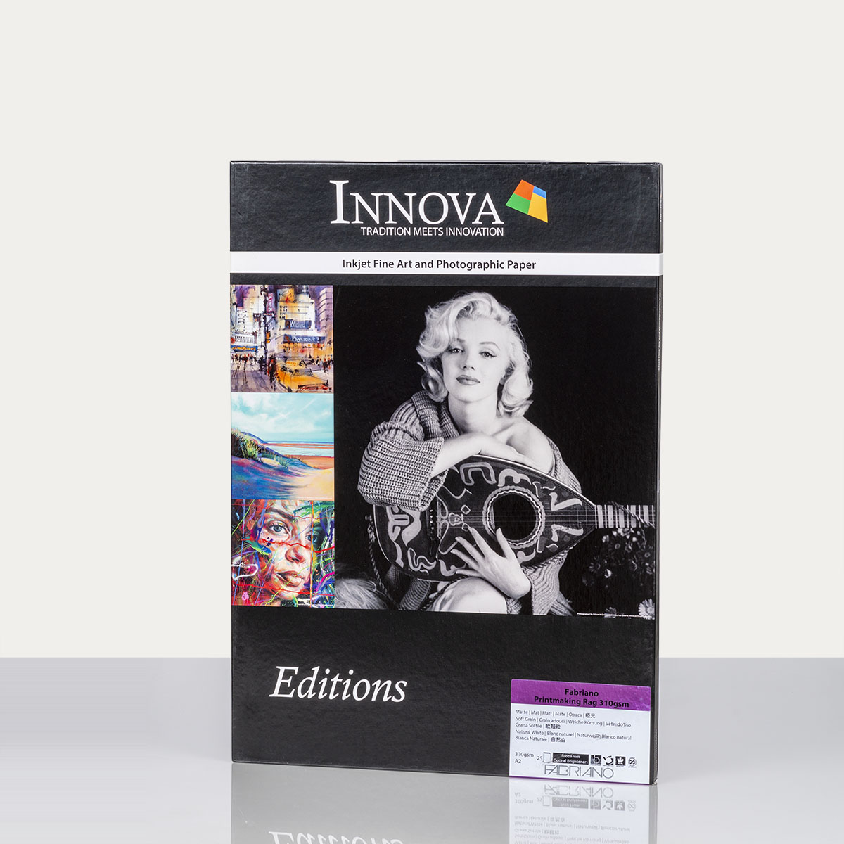 Innova Fabriano Rag 310gsm- A2 (25 sheets)