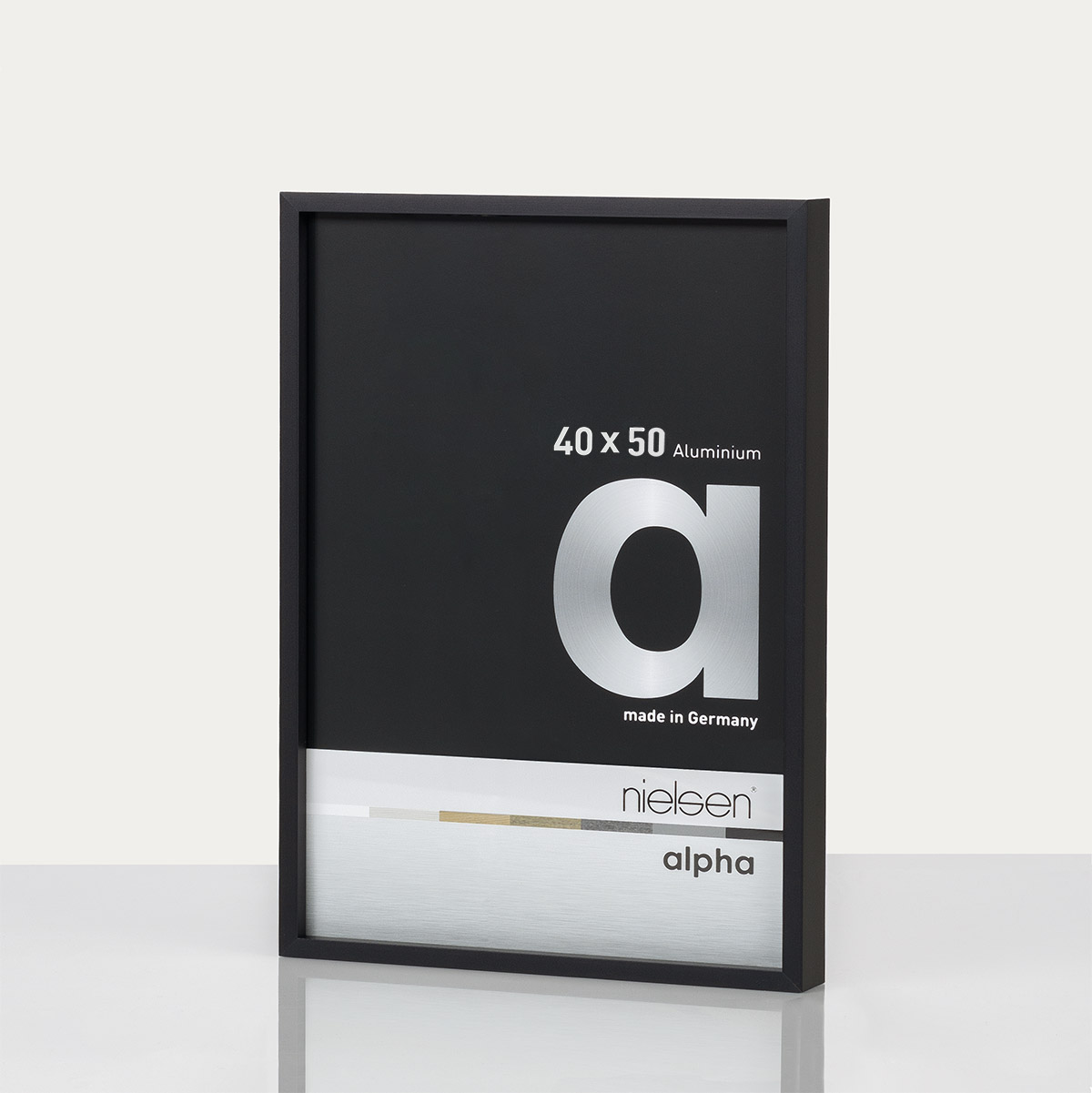 Nielsen Alpha Jet Black matt 40X50 - Local pickup only!