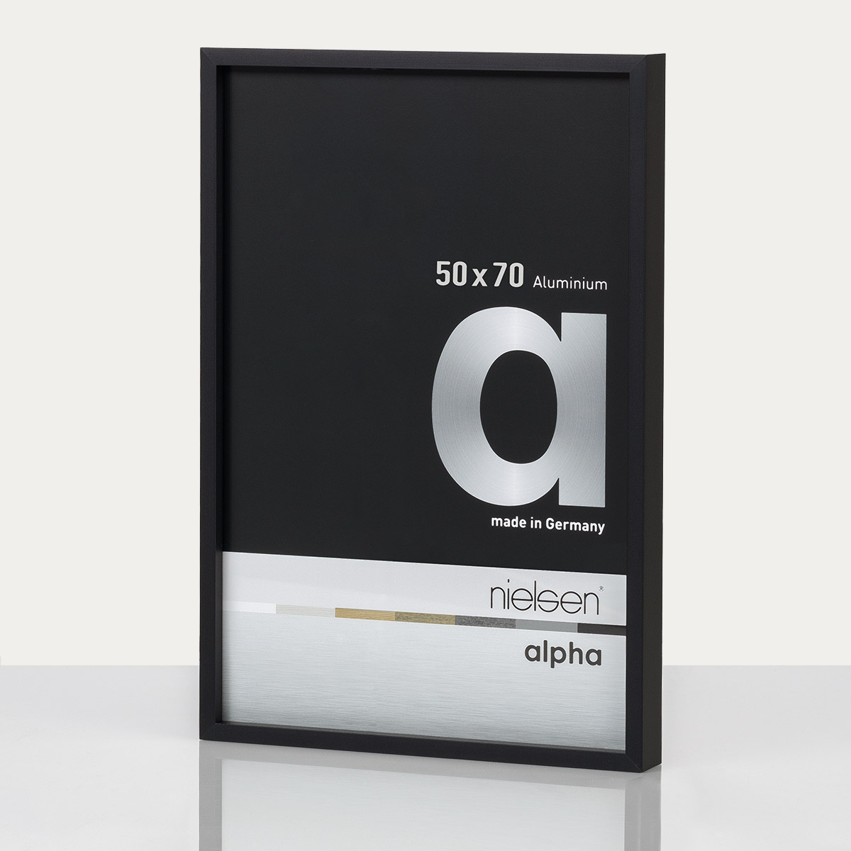 Nielsen Alpha Jet Black matt 50X70 – Local pickup only!