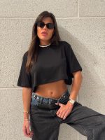 ⁦חולצת רקופ שילוב רזיל⁩ – תמונה ⁦2⁩