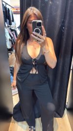 ⁦חליפת קשירות בד פסים⁩ – תמונה ⁦9⁩