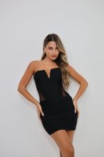 ⁦שמלת מחוך וי⁩ – תמונה ⁦5⁩