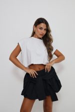 ⁦חצאית בלון קשירה פרקל⁩ – תמונה ⁦2⁩