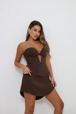 ⁦חליפת מחוך חצאית מיני⁩ – תמונה ⁦5⁩