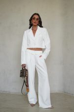 ⁦חליפת קרופ מכנס קיפול⁩ – תמונה ⁦4⁩