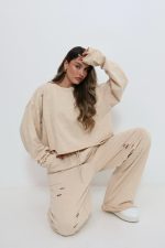 ⁦חליפת קרופ קרעים⁩ – תמונה ⁦5⁩