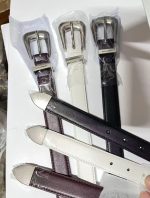 ⁦חגורת ysl אבזם כסף⁩ – תמונה ⁦3⁩