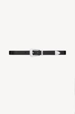 ⁦חגורת ysl אבזם כסף⁩ – תמונה ⁦2⁩