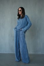 ⁦חליפת ג׳ינס כיתוב⁩ – תמונה ⁦4⁩
