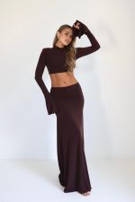 ⁦חליפת חצאית שיפון⁩ – תמונה ⁦8⁩