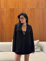 ⁦חליפת בלייזר חצאית⁩ – תמונה ⁦2⁩