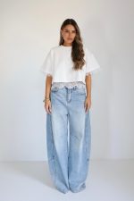 ⁦חולצה שילוב תחרה⁩ – תמונה ⁦3⁩